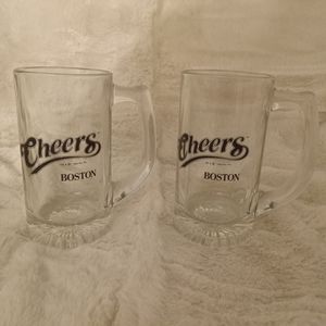 Vintage 1993 Glass mug steins